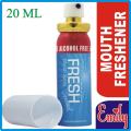 MOUTH FRESHENER MOUTH SPRAY, FRESH BREATH FRESHENER ORAL SPRAY FOR FRESH BREATH NON ALCOHOLIC HILAL, TASTY FLAVORS, SPEAR MINT, FRESH MINT, ORANGE, CINNAMON (1 PIECE) ANY ONE SPEAR MINT: THIS WILL BE ONE OF YOUR FAVORITES, STAY COOL. 