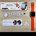 X8 Ultra Smart Watch 49 mm - Ocean Straps - Space Gold Dail - Full Screen HD Display - Bluetooth Calling - Latest Model - All Sports Mode - Long Battery Life. 