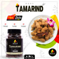 Premium Organic Tamarind (Imli) – 100% Pure Whole Dried Tamarind for Chutneys, Curries & Tangy Cooking – 200g. 