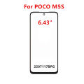 Screen Repair Outer Glass For Xiaomi POCO M6 M5 M5S M4 Pro 4G 5G M3 Front Touch Panel LCD Display Replace Repair Parts + OCA. 