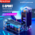 HLstar® E90 Air buds TWS In-Ear Wireless Earbuds Full Transparent Bluetooth Headphone Retro Stereo Handsfree Music Bluetooth Earphones Digital Display Airpods_Pro Waterproof With Microphone For Mobile. 