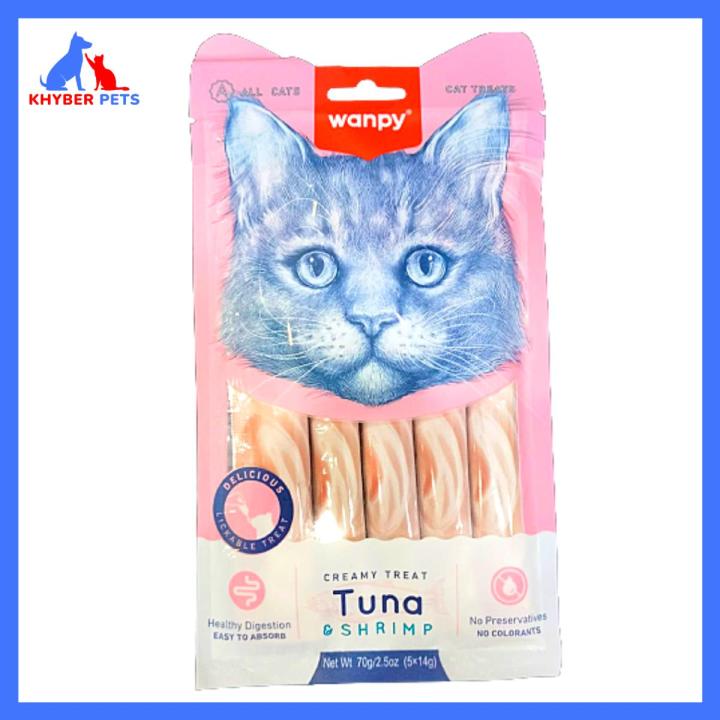 Wanpy Creamy Treat Tuna 25pc Pack 350gm (25×14gm)