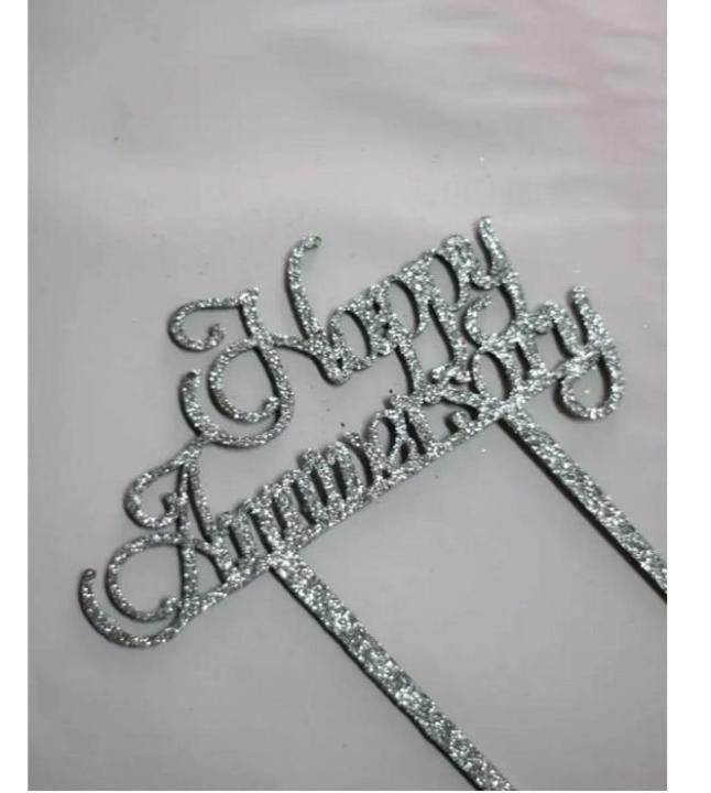 Happy%20Anniversary%20Cake%20Topper%20-%20Silver%20Party%20Decoration%20-%20Image%204