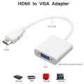 HDMI to VGA adapter. 
