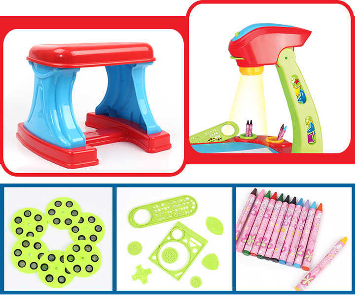 Educational%20Projector%20Kids%20Learning%20Table%20with%20Table%20Lamp%20Projector%20Desk%20With%20Stool%20For%20Kids%203-in-1%20Educational%20Projector%20Learning%20Table%20with%20Lamp%20&%20Drawing%20Board%20for%20Kids%20Educational%20Toy%20for%20Drawing,%20Writing%20&%20Creativity%20-%20Image%202