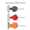3 in 1 Vegetable Peeler for Tomato Potato Carrot Zucchini Peelers with Rotating Serrated Plastic. 