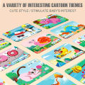 Magical Tracing Workbook Set , 64 Page Children Tracing Book For Kids Training Coloring Erasable Writing Materials Kid Educational Pen Control Rewritable Practice Digital Concentration Early Education Thinking Entry Basic Card Preschool Toys Workbook. 