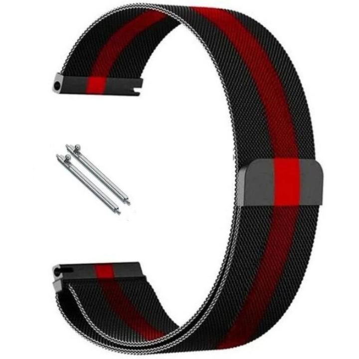 22mm Magnetic Chain Watch Strap for Various Models – Durable Metal Material, Quick Release
