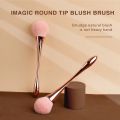 sweet beauty 1 pc Rose Gold Powder Blush Brush Professional Make Up Foundtion Brush Large Cosmetic Face Cont Cosmetic Face Cont brocha colorete Make Up Tool. 