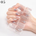Nail Stickers Fashion Nail Polish Self Adhesive Manicure Decoracion Nail Strips Nail Sticker Set Nail Accesoires Hudduo. 