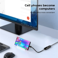 4K USB HDMI-compatible Type C Thunderbolt 3 Converter For Book Huawei Xiaomi USB-C To HDMI Adapter Cable. 