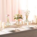 Gold Decor Vase,Flower Vase Glass Test Tube. 