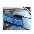 Car Wash Cleaning Brush Duster Dust Wax Mop Microfiber Telescoping Dusting Tool - Blue. 