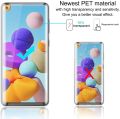 For Samsung Galaxy A21S Cover Shockproof 360 Degree Full Body Protection Phone Case Crystal Clear Hard PC Back Cover & Soft TPU Silicone Front Case. 