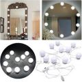 Led Vanity Lights Strip Kit with 14 Dimmable Light Bulbs for Full Body Length Makeup Mirror, Wall Mirror, Plug in Vanity Mirror Lights with Power Supply, 3 Color Modes, Mirror Not Included. 