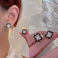 1Pair Korean Style Pearl Zircon Non-piercing Earrings Fashion Geometric Ear Clip GJCUTE. 