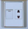 NC -  Clopal Lexus 1 + 1 Swtich/Socket 10 amp. 