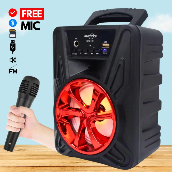 Original%20Portable%20Bluetooth%20Wireless%20Speaker%20With%20FREE%20Microphone%20~%20Rechargeable%20Big%20Sound%20System%20Loud%20Speaker%20with%20Mic%20~%20High%20Stereo%20Bass%20&%20Woofer%20Home%20MP3%20Player%20Mobile%20Speaker%20for%20PC%20Computer%20&%20Laptop%20~%20Support%20USB,%20SD%20Card,%20FM%20Radio%20~%20FunBug%20-%20Image%202