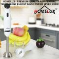 Hand Blender Mixer 800W Chopper Mixer Bowl Egg Whisk & Beaker - Coffee Beater - Egg Beater Machine For cake - Meat Chopper  Stainless Steel Hand Blender with 4 Blades  2 Speed Levels  Ice Crushing, Smoothies, Powerful & Durable Home & Kitchen Appliance. 