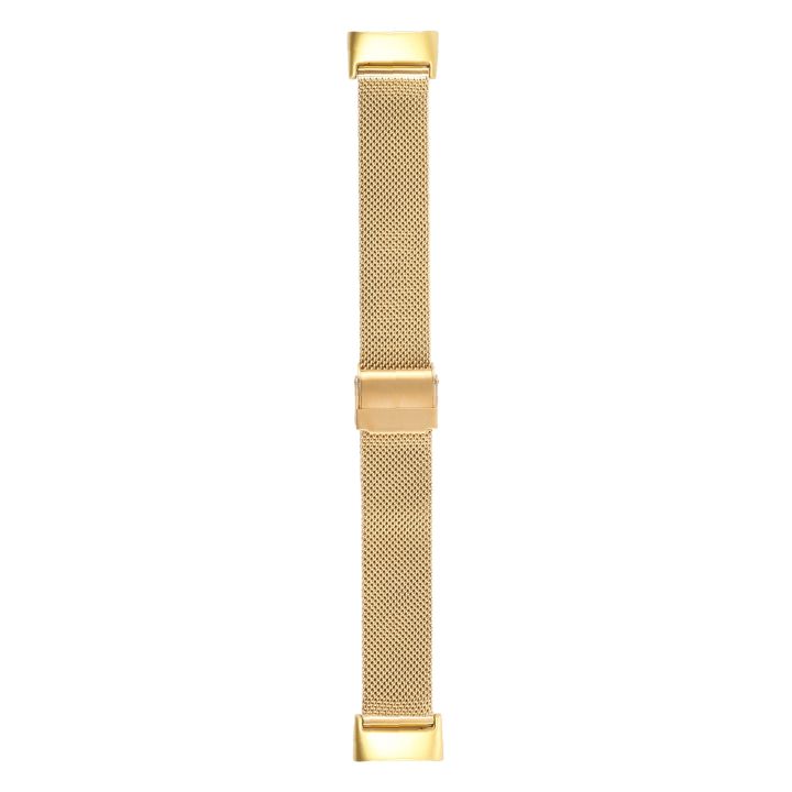 (Ready Stock)For Fitbit Charge 5 Milan Steel Double Buckles Strap Watch Band