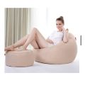 Elegant XXXL Relaxing Bean Bag Sofa With Beautiful Stool. 