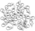 SILVER  Lobster Locks Jewelry DIY Makings (25 Pcs). 