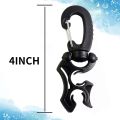 LKPCIGCXM 2 Packs Scuba Hose Clip Scuba Diving Hose Holder Clip, Double BCD Dive Hose Holder with Snap Hook Buckle. 