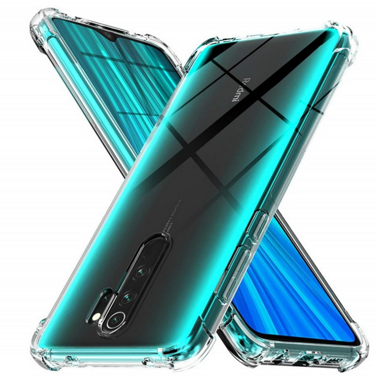 XIAOMI REDMI NOTE 8T FUNDA CARCASA DOBLE TRANSPARENTE CON PROTECCION Total 360o