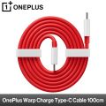Compatible with OnePlus Fast Charging Cable 6.5A Warp Charge USB C to USB C Cable, 1 mtr Super Fast Charging Cable Red. 