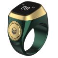 New Digital Tasbih Ring with Tally Counter Prayer Time Vibration Reminder, and Waterproof Design. 