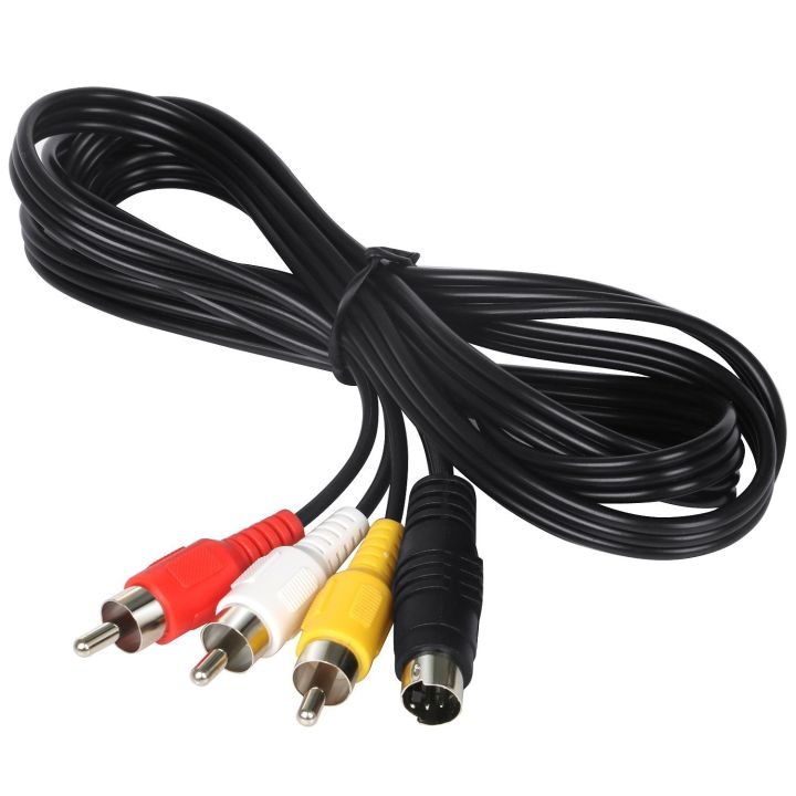 4%20Pin%20S-Video%20Male%20to%203%20RCA%20Male%20Cable%20Conversion%20Cord%20to%20Connect%20PC%20Laptops%20with%204-Pin%20S-Video%20Jacks%20to%20TV%20(2M,%206.5Ft)%20-%20Image%205