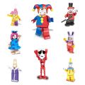 【New Trend】Funny Pomni The Amazing Digital Circu Toy Brick Jax Digital Circu Pomni Building Kinger Caine Jax Ragatha Model Children[Top-notch quality]. 