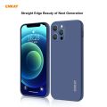 For iPhone 12 Pro Max Hat-Prince ENKAY ENK-PC070 Liquid Silicone Straight Edge Shockproof Protective Case. 