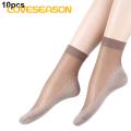 Loveseason Transparent Socks Stretchy Anti-snagging See Through Sock. 