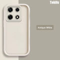 Tokifu For Infinix Note 30 Pro Back Cover Matte Simple Solid Color Soft Silicone TPU Case. 