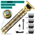 Original Branded Metal T9 Trimmer Clipper Type-C USB Rechargeable Cutting Machine| Professional Vintage T9 Hair Trimmer Clipper| 0mm Cutting Hair Removing Trimmer Shaving Machine| Beard Styler T9 Trimmer Barber Trimmer Salon Shaver Hair Grooming Kit. 