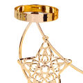 Vividaea Peaceful Living Room Decor Ramadan Moon Candle Holder Elegant Rustproof Decor for Ramadan Centerpiece Corrosion Resistant Candlestick Holder for Home Decoration Menorah Candle Holder. 