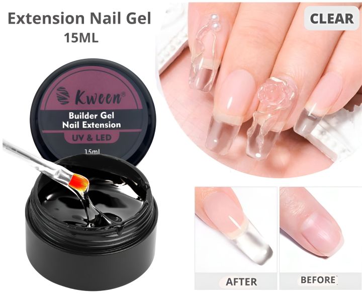 Kween%2015%20ml%20Builder%20Gel%20for%20Gel%20Nails,%204-in-1%20Nail%20Extension%20Gel%20Glue%20Nail%20Strengths%20Nail%20Manicure,%20UV%20Builder%20Gel%20Nail%20Gel%20Builder%20Poly%20Nail%20Quick%20Extension%20Building%20-%20Image%208