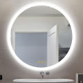 AI-LIGHTING Round Bathroom LED Mirror Illuminated Backlit 3 LED Light Color Touch Switch | 15.75 Inch. 