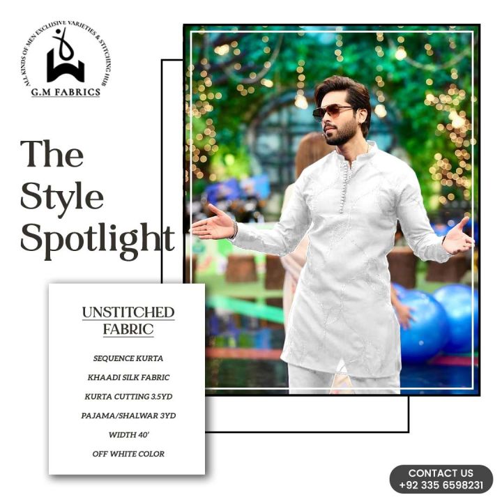 Unstitched Fabric, Kurta Pajama, Mens Clothing