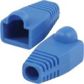 20X RJ45 Connector + Strain Relief Rubber Boots Cover Network LAN Ethernet Patch Cable Plug Caps. 