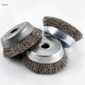 Drill Wire Brush for Angle Grinder Stainless steel wire. 