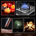 4 pcs Lighter Electronic Ignition Gas Stove Natural Gas Kitchen Extended Pulse Long Nose Lighter Open Flame Lighters. 