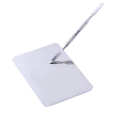 Stainless Steel Palette Rectangle Shape Foundation Mixing Plate #1.13. 