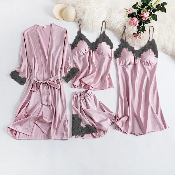 Women%20Hot%20Laced%20Short%20Nighty%20Set%20For%20Women%20And%20Girls%20Padded%20Stretchable%20Lingerie%20Sexy%20Sleepwear%20For%20Ladies%20Premium%20Silk%20Fabric%20-%20Image%204