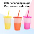 Water Bottle Smooth Surface Nice-looking Color Changing Water Tumbler. 