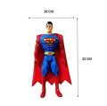 Pack of 3Pcs Super Hero Action Figures With Led Light Toys For Kids and Boys Movable Spider Man Bat Man Super Man. 