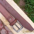 Export Quality Dark Brown Leather Belt. 