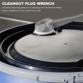 Aluminum Drum Plug Wrench for Opening 10 15 20 30 50 55 Gallon Drums. 