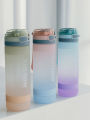 500ml/600ml New Fashion Water Bottle With Straw BPA Free Portable Outdoor Sport Cute Drinking Plastic Bottles Eco-Friendly. 
